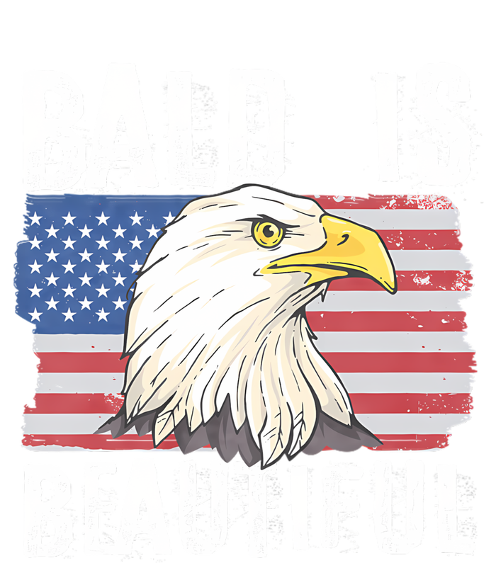 Bald Is Beautiful 4th Of July Independence Day Bald Eagle PosiCharge RacerMesh Polo