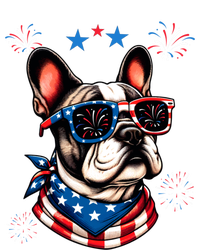 Funny American Flag French Bulldog Patriotic 4th Of July Gift Coaster