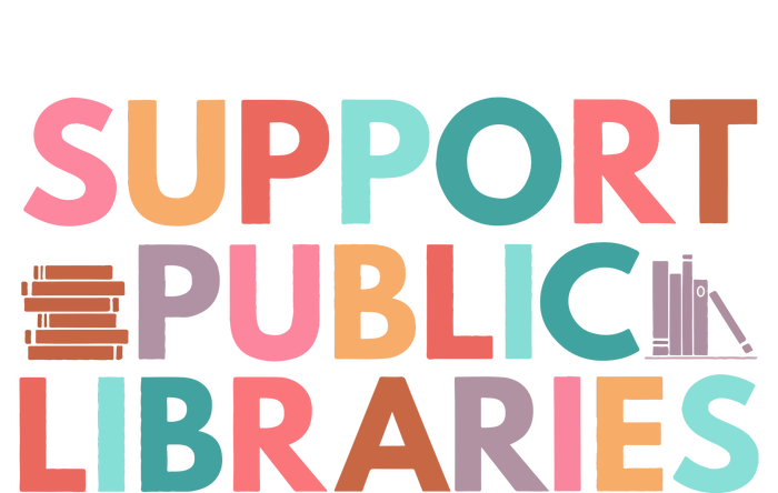 Support Public Libraries Bookworm Book Lover T-Shirt