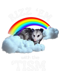 Rizz Em With The Tism Meme Autistic Opossum Tank Top