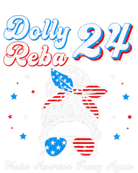 Dolly And Reba 2024 Make America Fancy Again Messy Bun Women's Strappy Tank