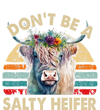 Highland Cow Dont Be Salty Heifer Farm Mom Toddler Long Sleeve Shirt