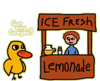 Ice Fresh Lemonade Duck Funny Got Any Grapes Tote Bag