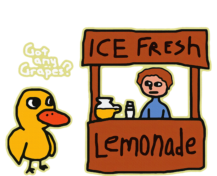 Ice Fresh Lemonade Duck Funny Got Any Grapes Tote Bag