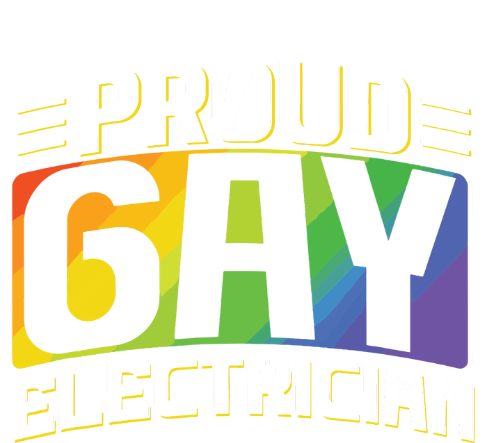 Proud Gay Electrician Lgbt Electrical Lineman Rainbow Pride Women's Knotted Racerback Tank