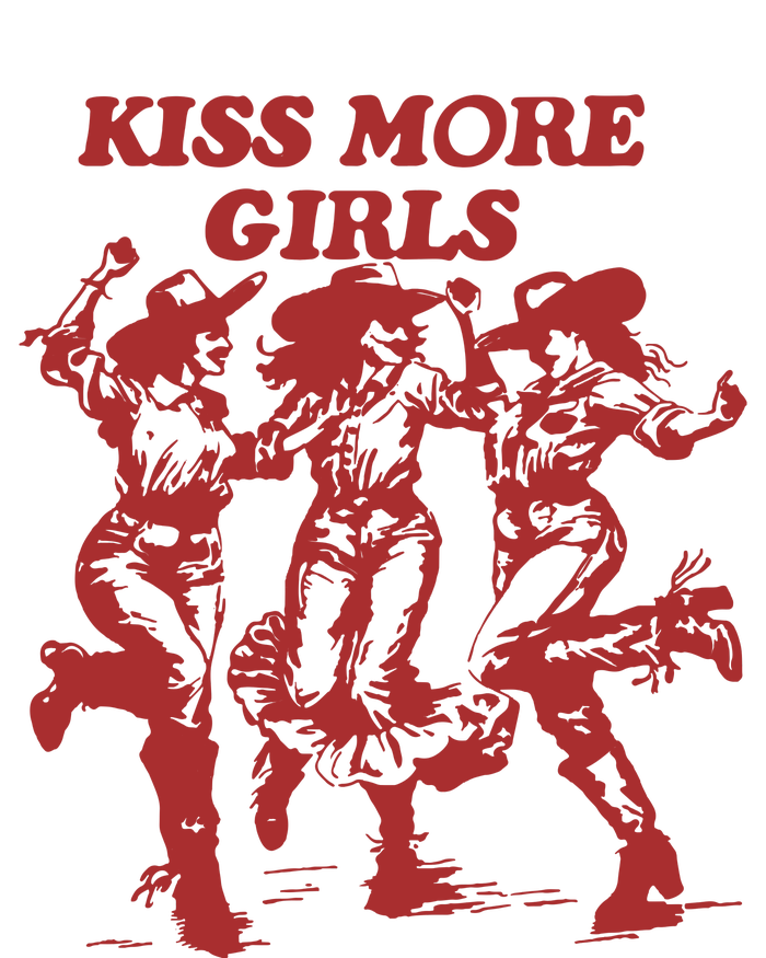 Kiss More Girl Funny Lesbian Bisexual Pride T-Shirt