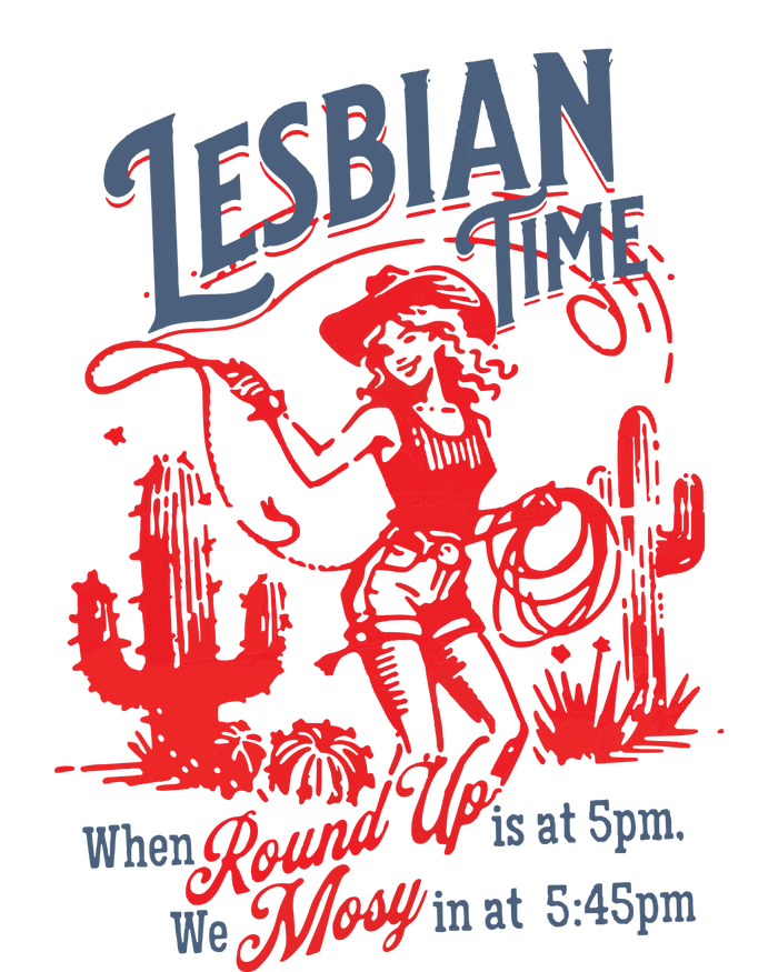 Lesbian Time Cowgirl Lesbian Pride Women’s Perfect Tri Rocker Tank