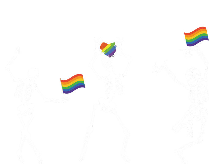 Skeleton Pride Rainbow Lgbtq Funny Pride. 16 in Basic Backpack