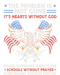 The Problem Is Not Guns ItS Hearts Without God Full Zip Hoodie