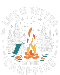 Life Is Better At The Campfire Full-Length Apron With Pockets