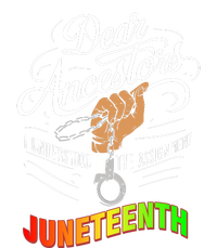 Retro Dear Ancestors I Understood The Assignment Juneteenth 16 in Basic Backpack