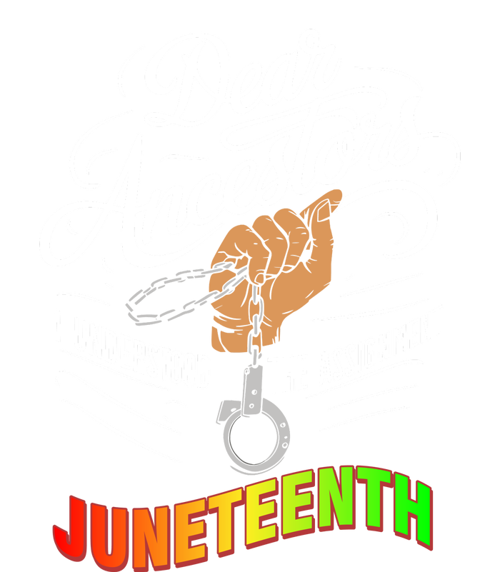 Retro Dear Ancestors I Understood The Assignment Juneteenth 16 in Basic Backpack