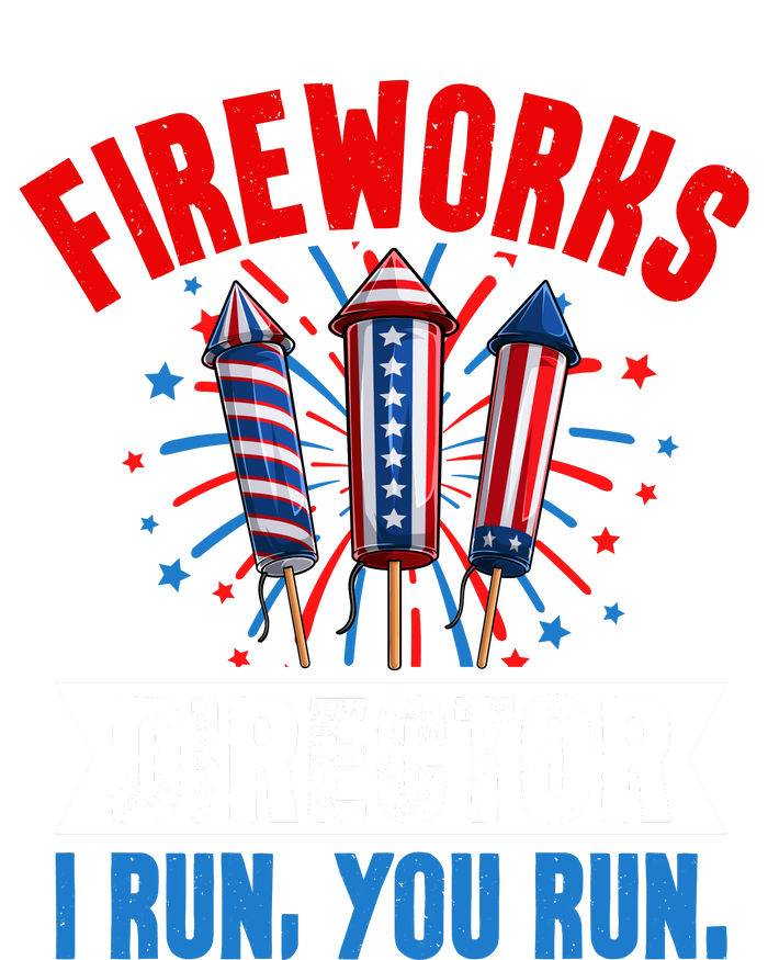 Fireworks Director 4th Of July Graphic Full-Length Apron With Pockets