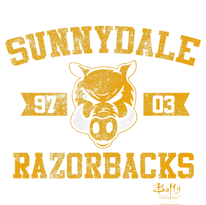 Slayer Sunnydale Razorbacks Collegiate T-Shirt