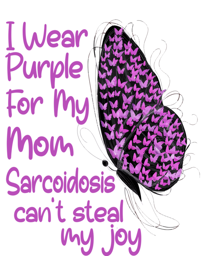 I Wear Purple For Mom Sarcoidosis Awareness Month Great Gift Toddler Sweatshirt