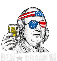 Ben Drankin Benjamin Franklin Drinking Beer 4th Of July T-Shirt