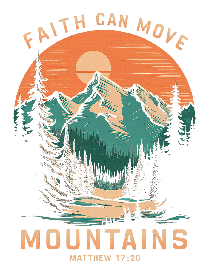 Faith Can Move Mountains Religious Christian Sustainable Beanie