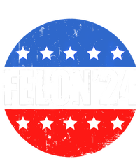 Felon24 Convicted Felon Funny Pro Trump 2024 Full-Length Apron With Pockets