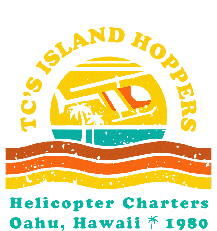 TcS Island Hoppers Helicopter Charters Hawaii Since 1980 Dry Zone Grid Polo