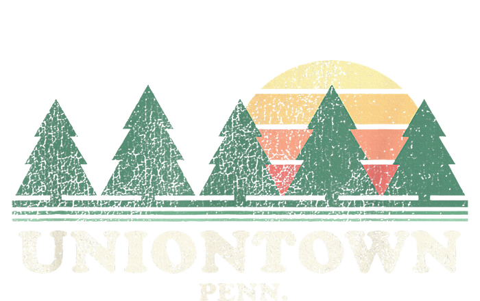 Uniontown Pa Vintage Throwback Retro 70s Design T-Shirt