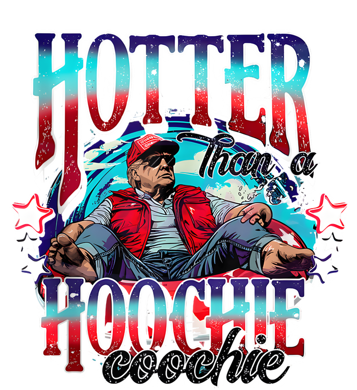 Funny Cute Trump Hotter Than A Hoochie Coochie Coaster