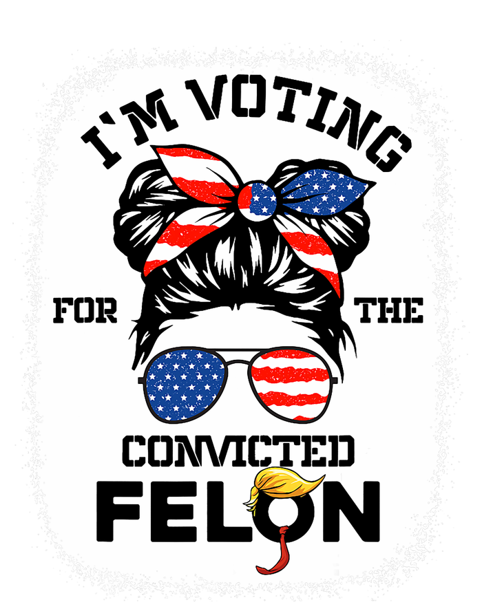 Trump Girl IM Voting Convicted Felon 2024 Vote Trump 45 47 Legacy Cool Fit Booney Bucket Hat