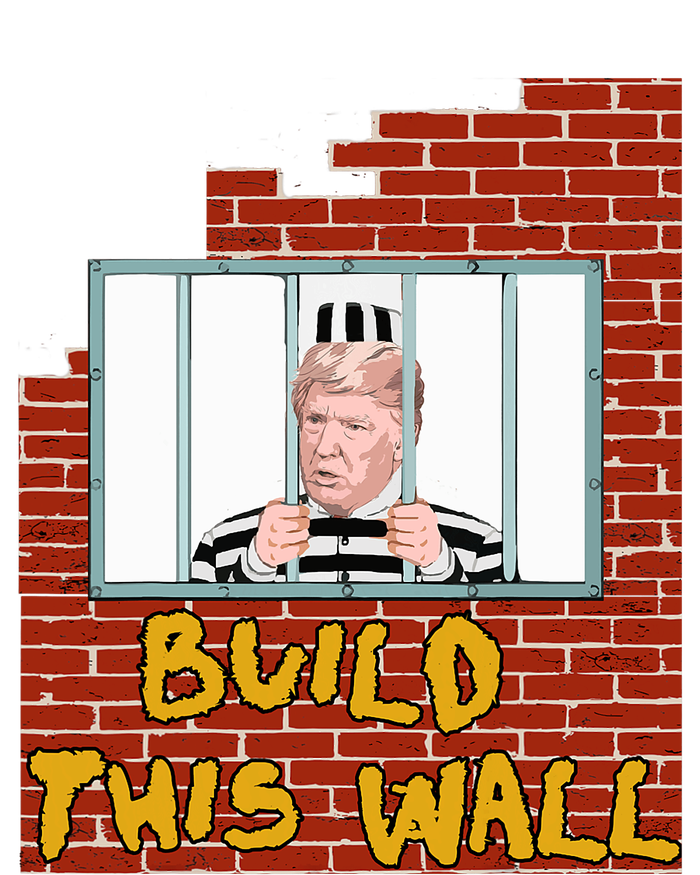 Build This Wall Lock Him Up Anti Trump Impeachment 45 T-Shirt