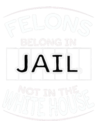 Political Pro Biden Felons Belong In Jail Not White House Valucap Bio-Washed Visor