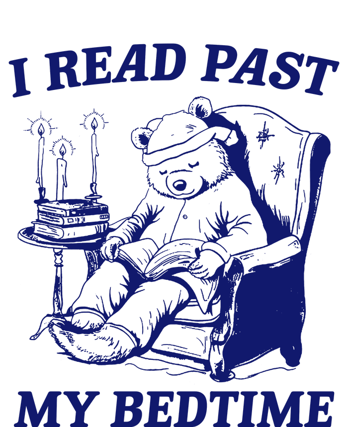 I Read Past My Bedtime Retro Women's Racerback Tank