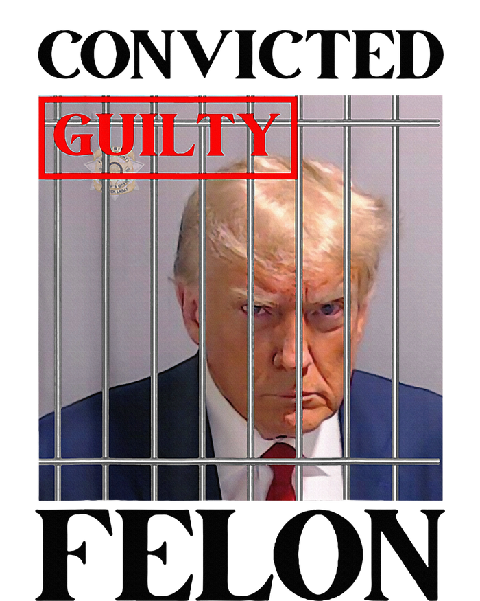 Convicted Felon Donald Trump Guilty Lock Him Up Trump T-Shirt