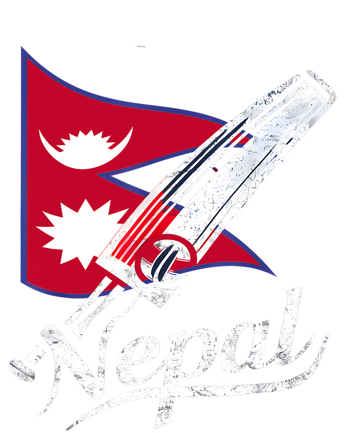 Nepal Cricket Jersey 2024 Cricket Flag Of Nepal PosiCharge RacerMesh Polo