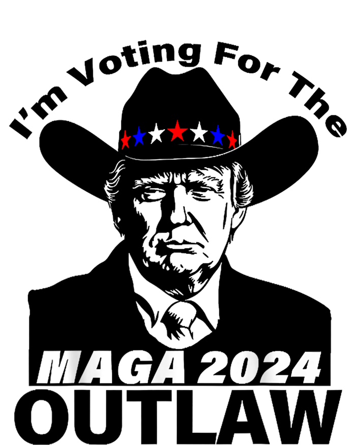 Funny Trump Maga 2024 IM Voting For The Outlaw T-Shirt