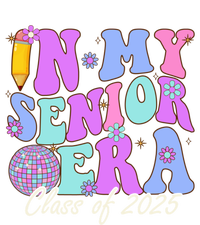 In My Senior Era Class Of 2025 Graduate Retro Groovy Gift Women's Racerback Tank