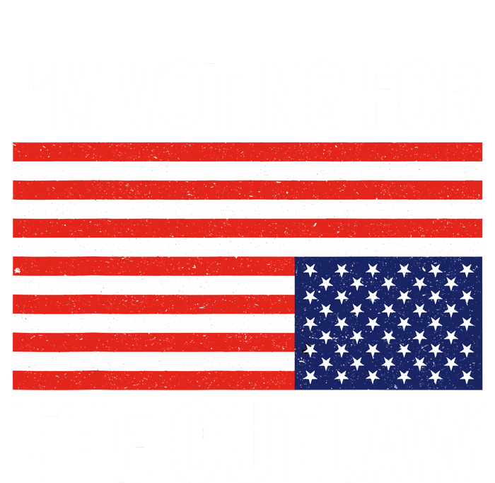 Im Voting For The Outlaw Funny Trump Maga 2024 Sustainable Bucket Hat