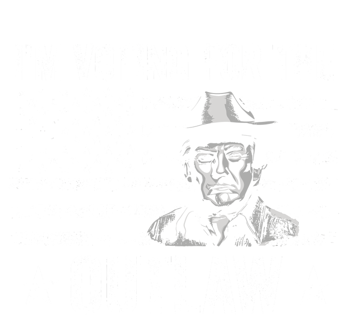 Im Voting For The Outlaw Funny Trump Maga 2024 T-Shirt