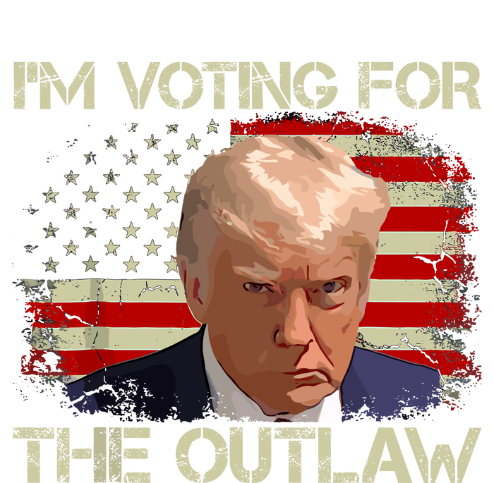 Im Voting For The Outlaw Funny Trump Maga 2024 T-Shirt