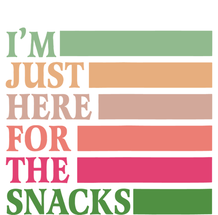 IM Just Here For The Snacks Vintage Funny Food Gift T-Shirt