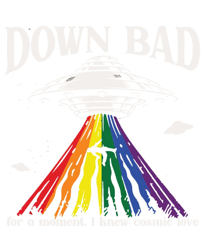 Lgbt Pride Month Down Bad Top Flat Bill Trucker Hat