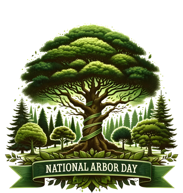 National Arbor Day Tree Care Happy Arbor Day Funny Gift Coaster