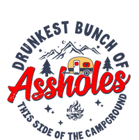 Drunkest Bunch Of Assholes Outdoors Funny Camping Ladies Essential Tank