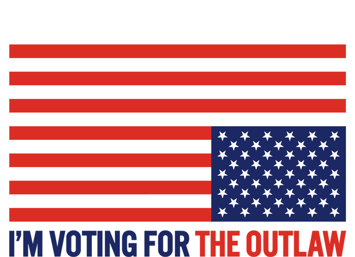 IM Voting For The Outlaw 2024 Funny Trump Hoodie