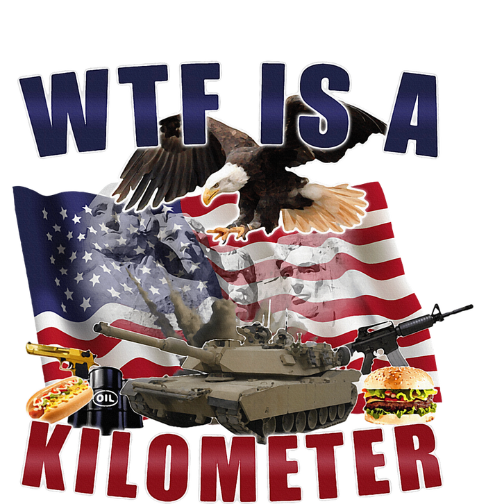 Wtf Is A Kilometer Funny Political Women's Crop Top Tee