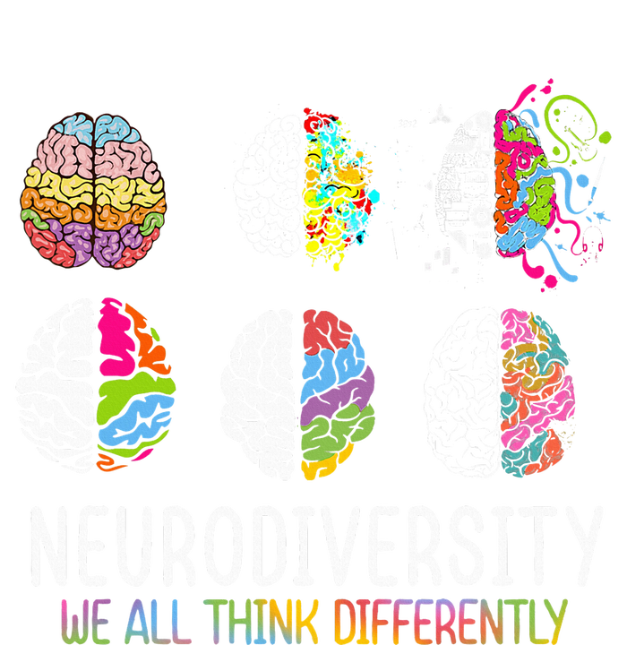 We All Think Differently Neurodiversity Drawstring Bag