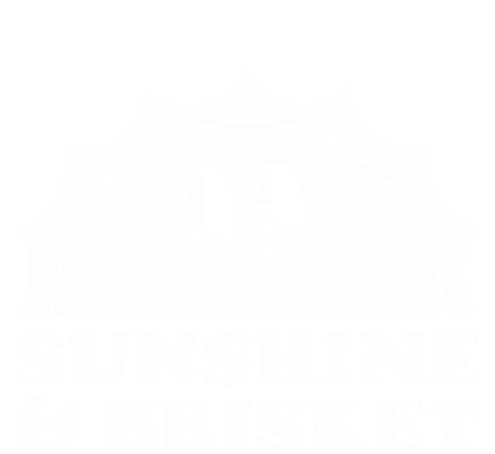 Sunshine And Brisket Retro Vintage Sun Beef Cute Gift Sweatshirt