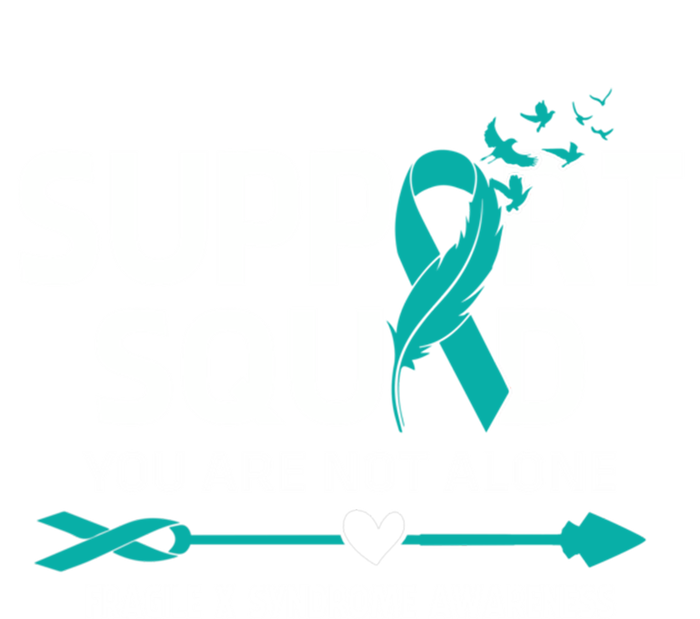 Support Squad You Are Not Alone Fragile X Syndrome Awareness Gift Softstyle Adult Sport Polo