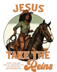 Jesus Take The Reins Christian Black Cowgirl Western Women's Perfect Tri Rocker Tank