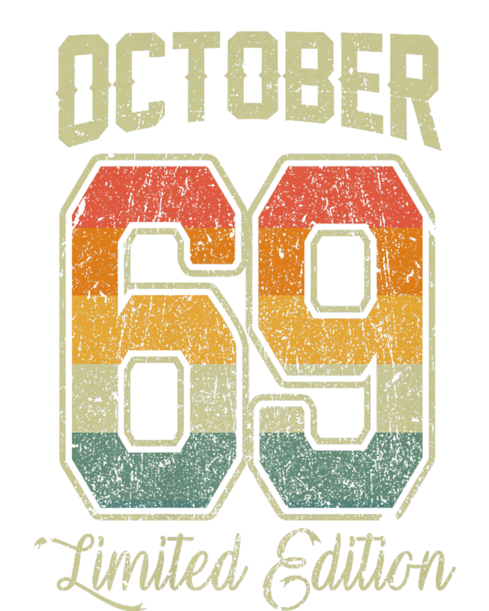 Vintage 52nd Birthday October 1969 Sports Jersey T-Shirt