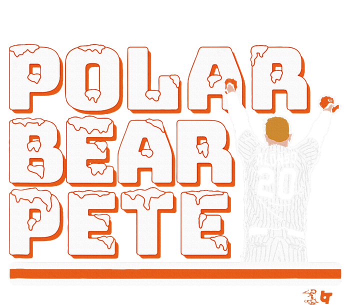 Polar Bear Pete New York Baseball Women's T-Shirt