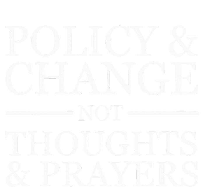 Gun Violence Policy & Change Not Thoughts Prayer Women's Crop Top Tee