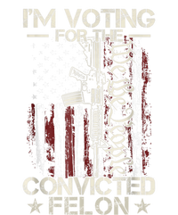 Im Voting For The Convicted Felon Funny Pro Trump 2024 T-Shirt